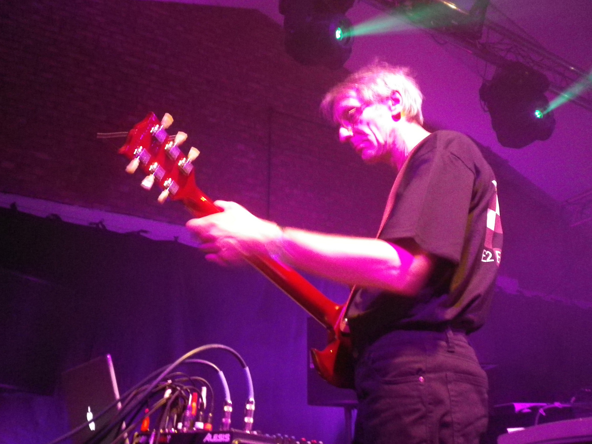 Manuel Göttsching at the Oval Space September 2013 (Pic: Iotar)