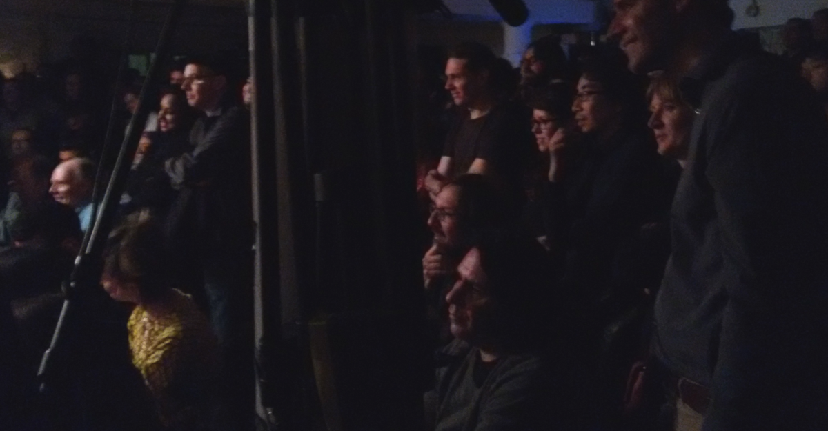 This is the audience for This Is Not This Heat live at Cafe OTO February 2016